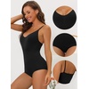 image:imageAllegra K Women Body Shaper U Neck Sleeveless Adjustable Straps TopsBlack