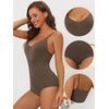image:imageAllegra K Women Body Shaper U Neck Sleeveless Adjustable Straps TopsBrown