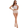 image:imageAllegra K Women High Waisted Lace Tummy Control Butt Lifter ShapewearBeige