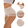 image:imageAllegra K Women High Waisted Lace Tummy Control Butt Lifter ShapewearBeige