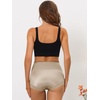 image:imageAllegra K Women High Waisted Lace Tummy Control Butt Lifter ShapewearLight Brown