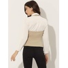 image:imageAllegra K Women Vintage Sleeveless Halter Neck Button Down Suit VestApricot