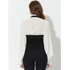image:imageAllegra K Women Vintage Sleeveless Halter Neck Button Down Suit VestBlack