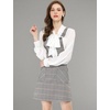 image:imageAllegra K Womens Plaid Overall Dress Suspender Short Pinafore DressPinkgrey