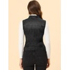 image:imageAllegra K Womens Washed Denim Vest Sleeveless Jean JacketBlack