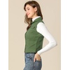 image:imageAllegra K Womens Washed Denim Vest Sleeveless Jean JacketOlive Green