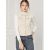 image:imageAllegra K Womens Washed Denim Vest Sleeveless Jean JacketOyster
