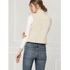 image:imageAllegra K Womens Washed Denim Vest Sleeveless Jean JacketOyster