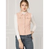 image:imageAllegra K Womens Washed Denim Vest Sleeveless Jean JacketPink