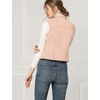image:imageAllegra K Womens Washed Denim Vest Sleeveless Jean JacketPink