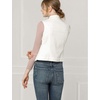 image:imageAllegra K Womens Washed Denim Vest Sleeveless Jean JacketWhite