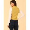 image:imageAllegra K Womens Washed Denim Vest Sleeveless Jean JacketYellow