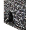 image:imageAllegra K Puff Sleeve Tops for Womens Vintage Tweed Peter Pan Collar ShirtBlack