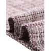 image:imageAllegra K Puff Sleeve Tops for Womens Vintage Tweed Peter Pan Collar ShirtPink Grey
