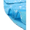 image:imageAllegra K Women Metallic Star V Neck Long Sleeve Sparkly BlouseLight Blue