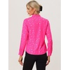 image:imageAllegra K Women Metallic Star V Neck Long Sleeve Sparkly BlousePink
