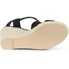 image:imageAllegra K Women Espadrilles Platform Slingback Ankle Strap Wedges SandalsBlack