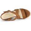 image:imageAllegra K Women Espadrilles Platform Slingback Ankle Strap Wedges SandalsBrown