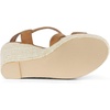 image:imageAllegra K Women Espadrilles Platform Slingback Ankle Strap Wedges SandalsBrown
