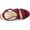 image:imageAllegra K Women Espadrilles Platform Slingback Ankle Strap Wedges SandalsBurgundy