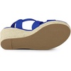 image:imageAllegra K Women Espadrilles Platform Slingback Ankle Strap Wedges SandalsDeep Blue