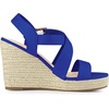 image:imageAllegra K Women Espadrilles Platform Slingback Ankle Strap Wedges SandalsDeep Blue