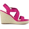 image:imageAllegra K Women Espadrilles Platform Slingback Ankle Strap Wedges SandalsHot Pink