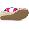 image:imageAllegra K Women Espadrilles Platform Slingback Ankle Strap Wedges SandalsHot Pink