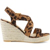 image:imageAllegra K Women Espadrilles Platform Slingback Ankle Strap Wedges SandalsLeopard