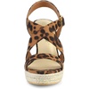image:imageAllegra K Women Espadrilles Platform Slingback Ankle Strap Wedges SandalsLeopard