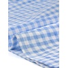 image:imageAllegra K Gingham Top for Womens Vintage Ruffle Cap Sleeve Checker BlouseBlue