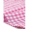 image:imageAllegra K Gingham Top for Womens Vintage Ruffle Cap Sleeve Checker BlousePink