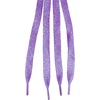 image:imageAllegra K Glitter Sparkling Flat Shoelace Shiny Shoe String for Boot 1 PairPurple