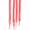 image:imageAllegra K Glitter Sparkling Flat Shoelace Shiny Shoe String for Boot 1 PairRed