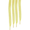 image:imageAllegra K Glitter Sparkling Flat Shoelace Shiny Shoe String for Boot 1 PairYellow