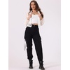 image:imageAllegra K Sheer Bomber Jacket for Womens Zip Up See Through JacketsWhite
