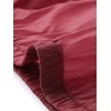 image:imageAllegra K Sheer Bomber Jacket for Womens Zip Up See Through JacketsWine Red