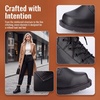 image:imageAllegra K Women Ankle Snow Boots Waterproof Warm Flat Lace UpBlack