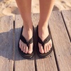 image:imageAllegra K Women Bow Decor Flat Thong Slip on Sandals Flip FlopsBlack