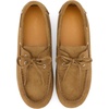 image:imageAllegra K Women Faux Suede Closed Toe Slip on Lace Up LoafersBrown