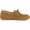 image:imageAllegra K Women Faux Suede Closed Toe Slip on Lace Up LoafersBrown