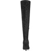 image:imageAllegra K Women Glitter Pointed Toe Stiletto Heels Over the Knee BootsBlack