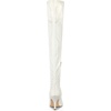 image:imageAllegra K Women Glitter Pointed Toe Stiletto Heels Over the Knee BootsWhite