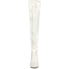 image:imageAllegra K Women Glitter Pointed Toe Stiletto Heels Over the Knee BootsWhite