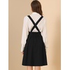 image:imageAllegra K Women High Waist Suspender A Line Midi Skater DressBlack