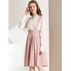 image:imageAllegra K Women High Waist Suspender A Line Midi Skater DressLight Pink
