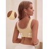 image:imageAllegra K Women Nursing Bra Crossover Maternity PulloverBeige