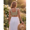 image:imageAllegra K Women Nursing Bra Crossover Maternity PulloverLight Brown