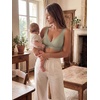 image:imageAllegra K Women Nursing Bra Crossover Maternity PulloverLight Brown