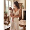 image:imageAllegra K Women Nursing Bra Crossover Maternity PulloverWhite